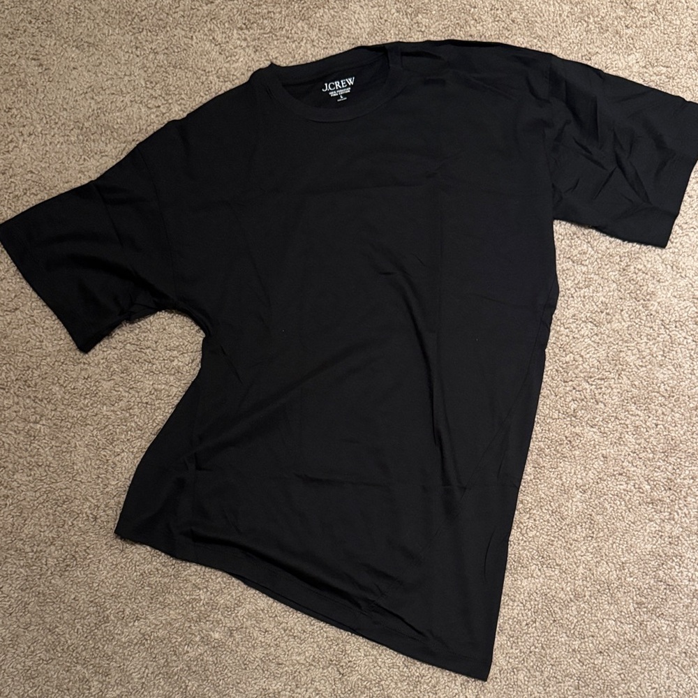 J. Crew Men's Classic Black Tee